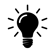 Black Light Bulb Icon