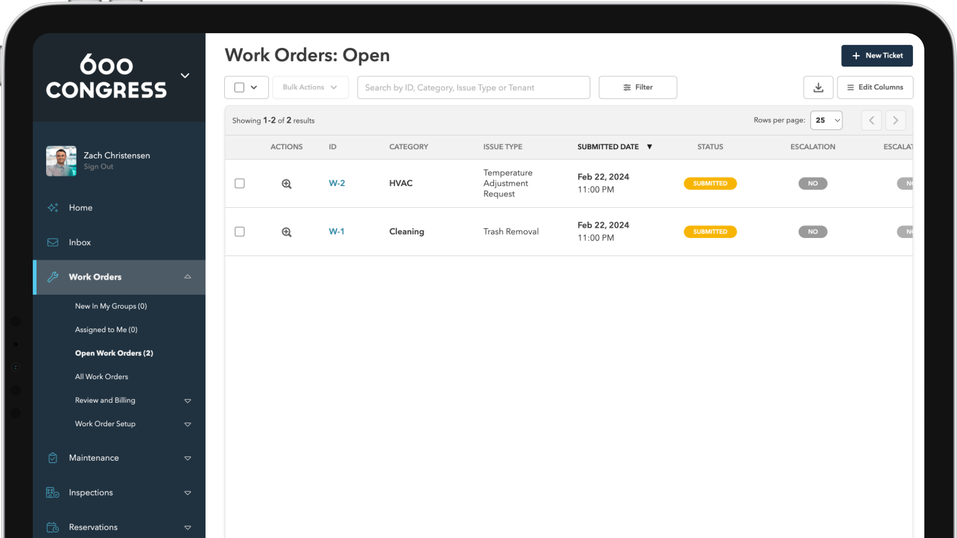 Work Order