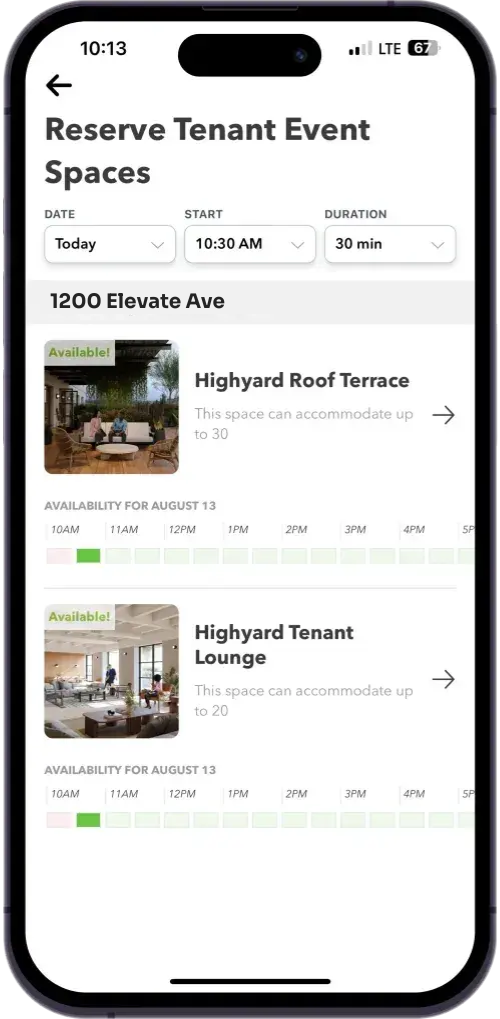 amenity-booking
