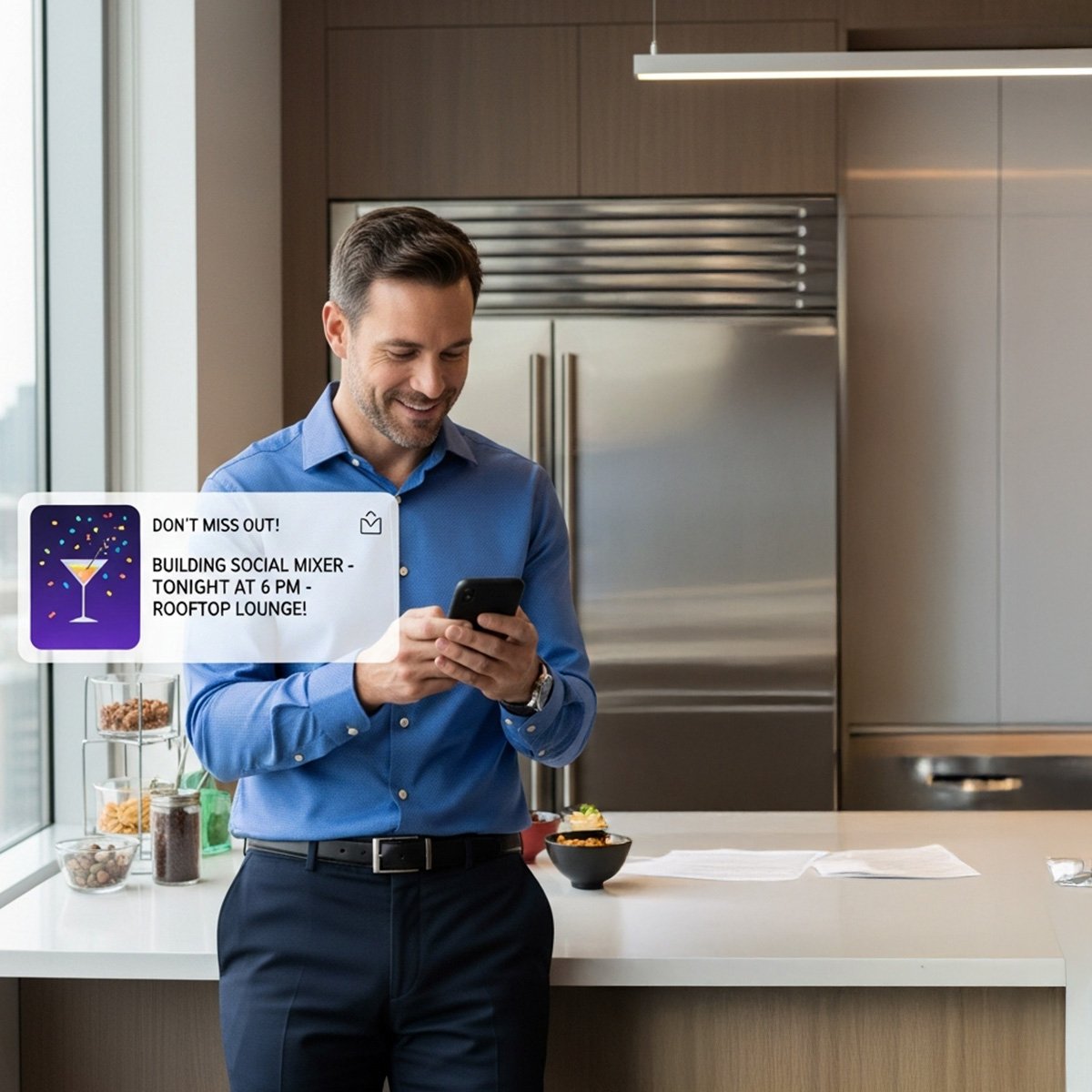 Tenant Communication Events and Push Content