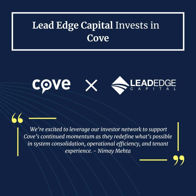 Cove secures major investment from Lead Edge Capital to fuel international expansion